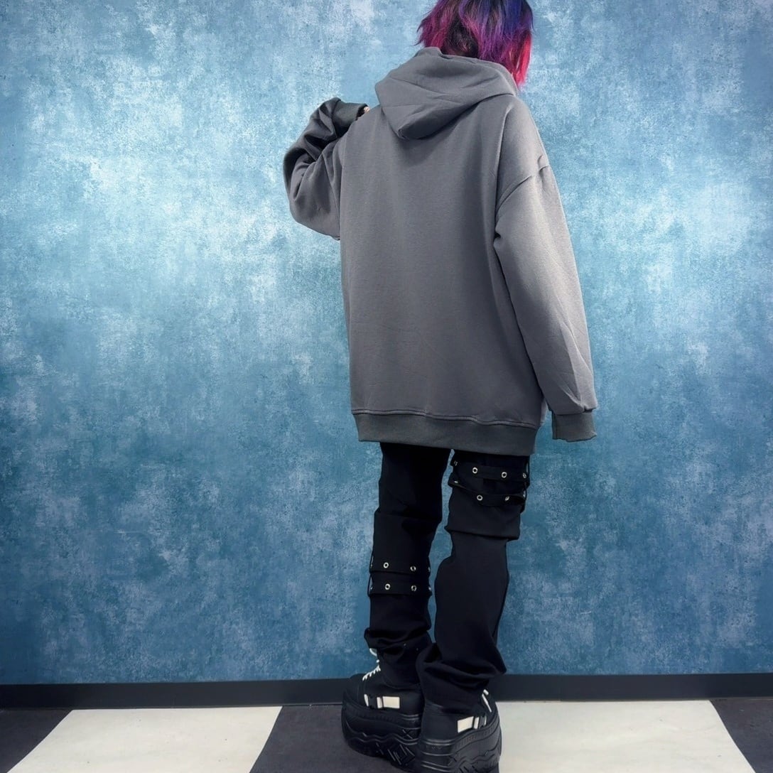 BUNNY ROSE GRAY PULLOVER PARKA | NIER CLOTHING