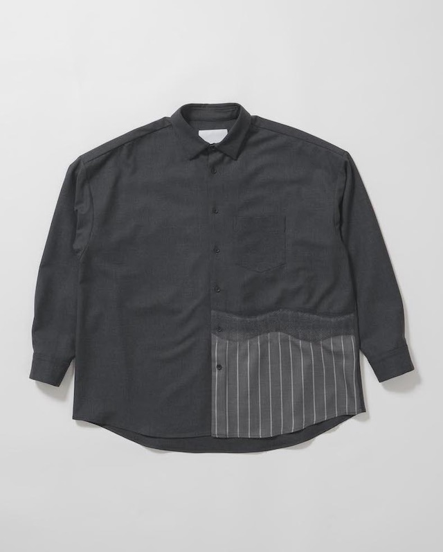 Needle punch shirt -gray <LSD-BC3S1>