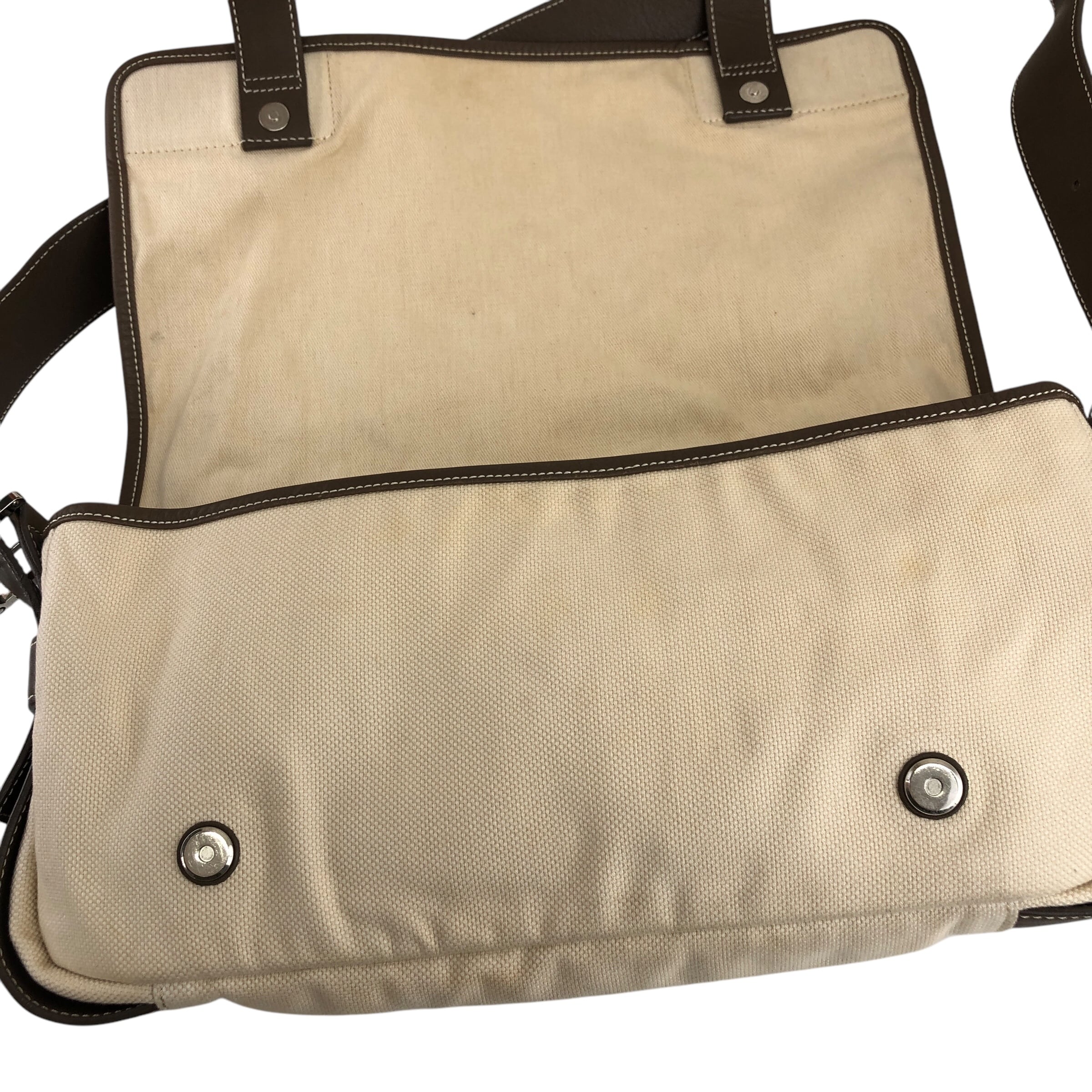 ★LOEWE ロエベ   ショルダーバッグ ベージュ アナグラム キャンバス ワンショルダーバッグ u8w446 LOEWE ロエベ ショルダーバッグ ベージュ アナグラム キャンバス ワン