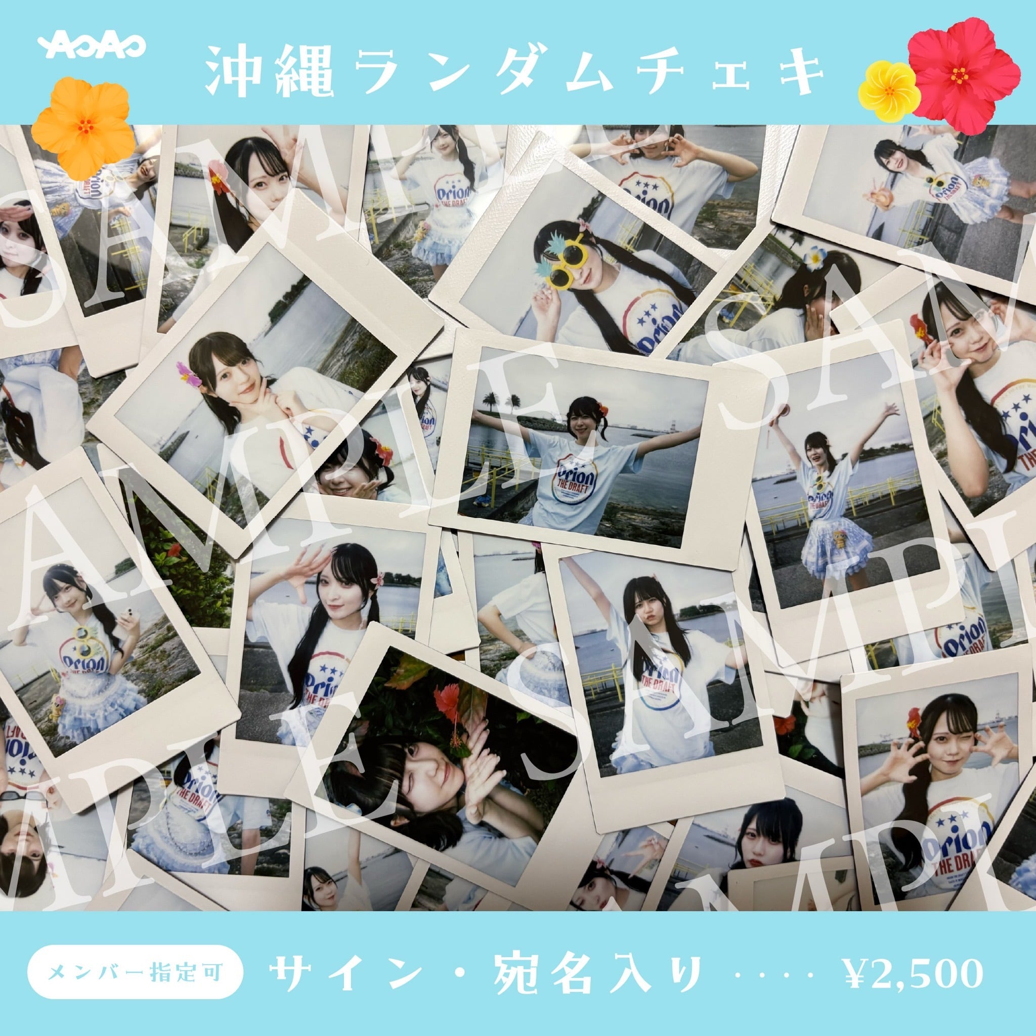 沖縄遠征記念】オリオンTシャツランチェキ | AOAO ONLINE STORE