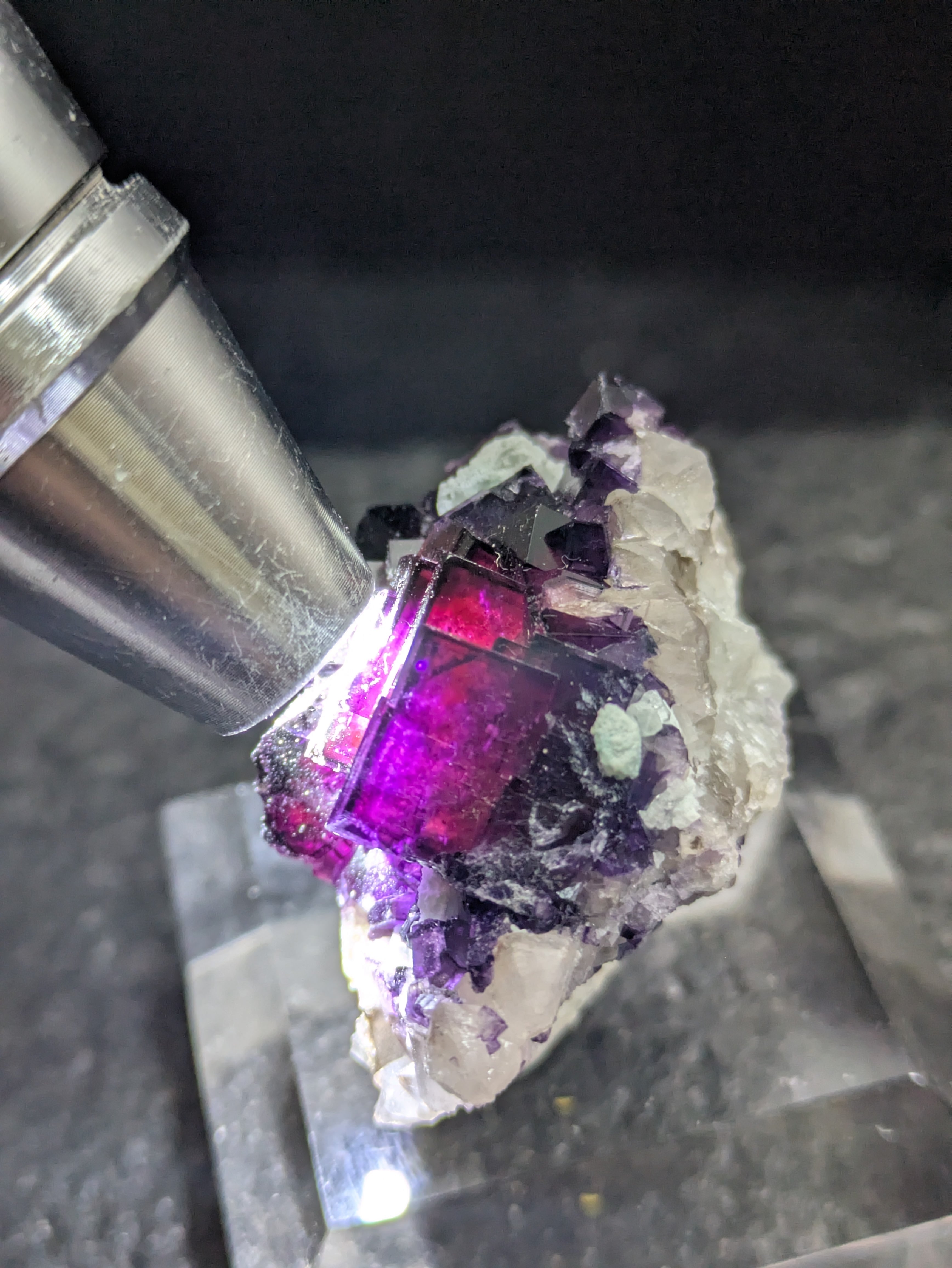 希少産地】St Johannes Mine ブラックフローライト 蛍石 原石 標本