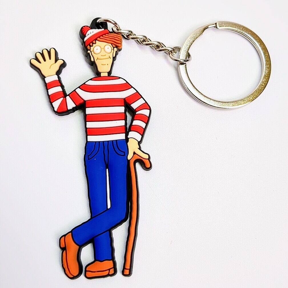 送料無料！ ☆ラバーキーホルダー☆ 【ウォーリーをさがせ! （Where's