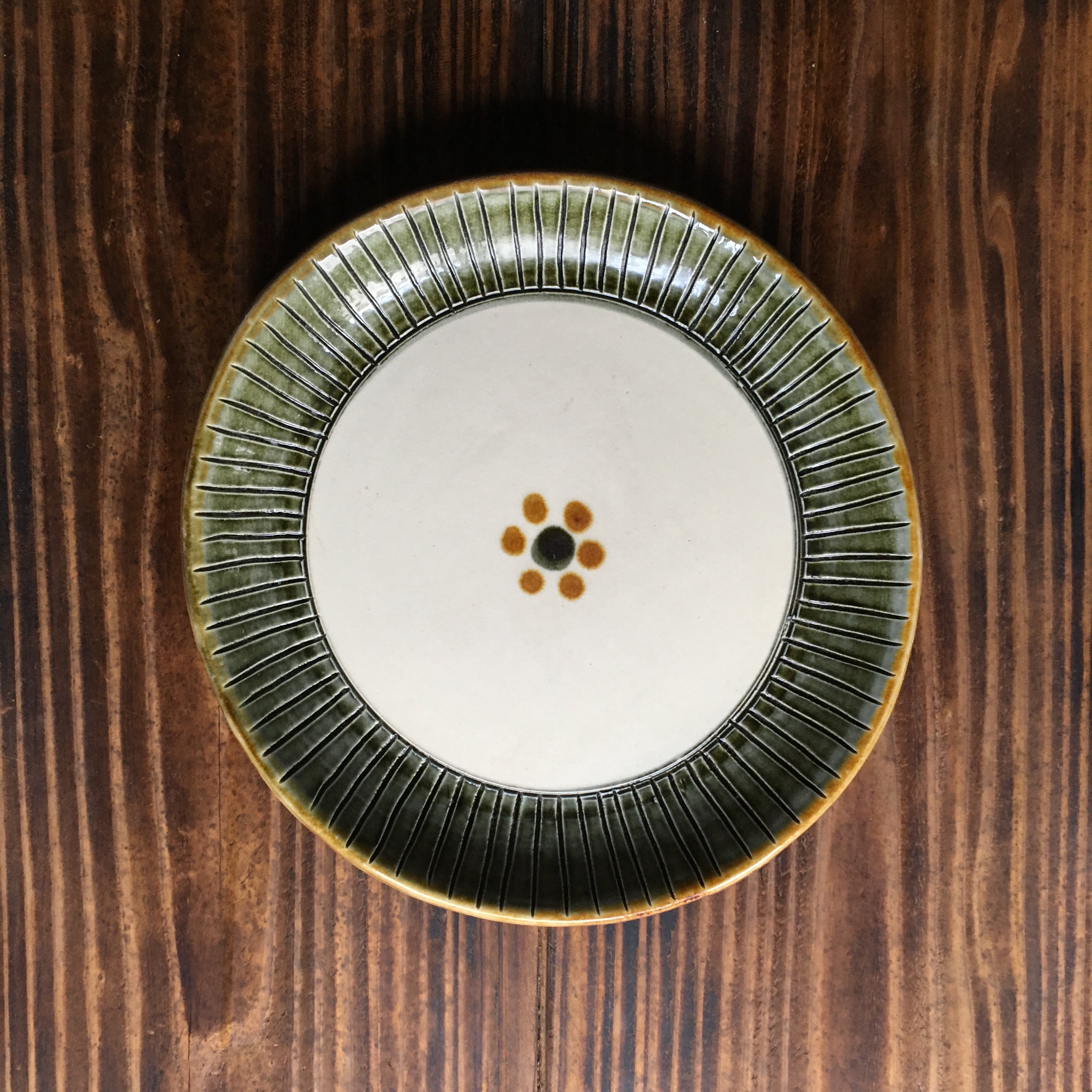 黒色 花模様 膳 花柄ランチョンマット 白 金ライン/銀ライン 折敷 12-09601