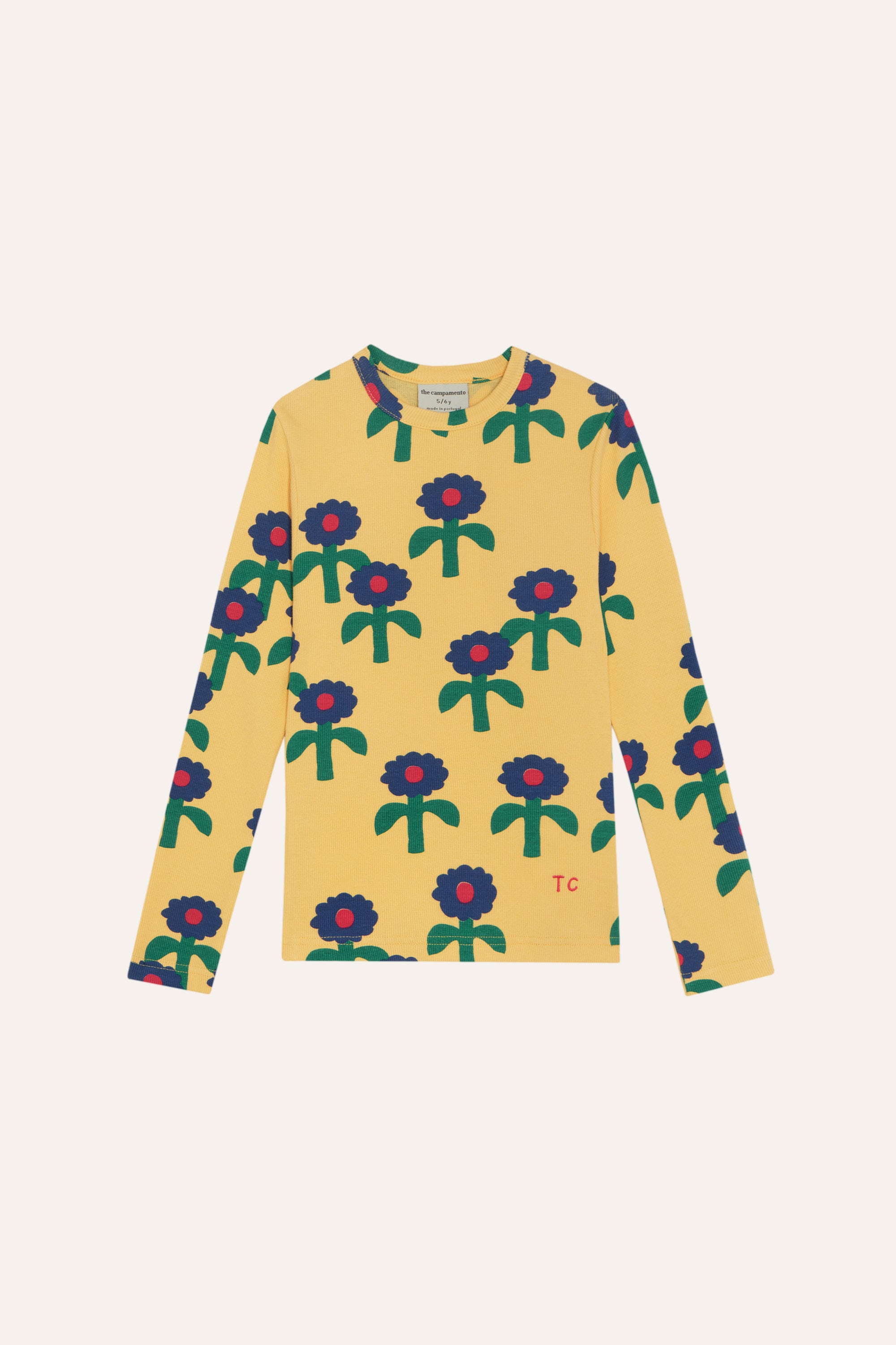 【 The Campament 26AW 】 Blue Daisies Allover Tshirt