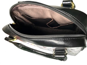 高知のミニバッグ（ショルダーバッグ）　ホワイト×カラフル