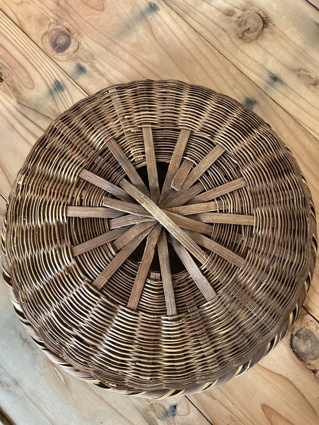 SALE/ヴィンテージの竹籠