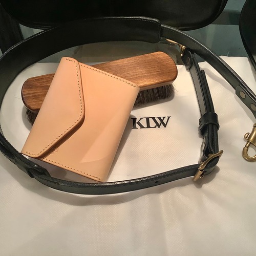 KLW Kyotani Leather Works LW-01-TAN Smart Wallet（ミニウォレット）