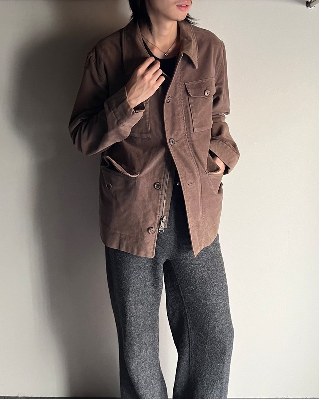 【MARC JACOBS】moleskin 4-pocket safari jacket