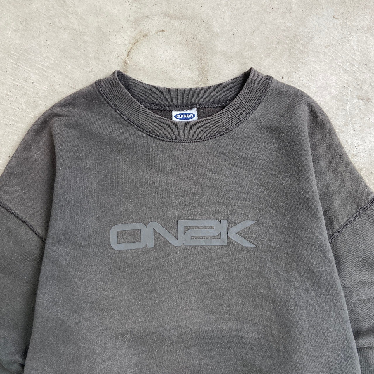 00年代 OLD NAVY オールドネイビー ON2K スウェットシャツ ロゴ 