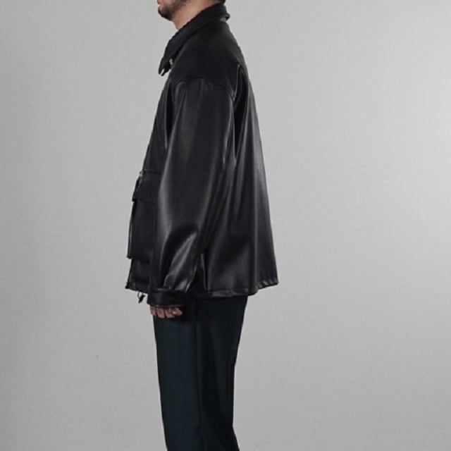 予約販売】ジャケット レザー 革ジャン メンズ ブラック ショート丈