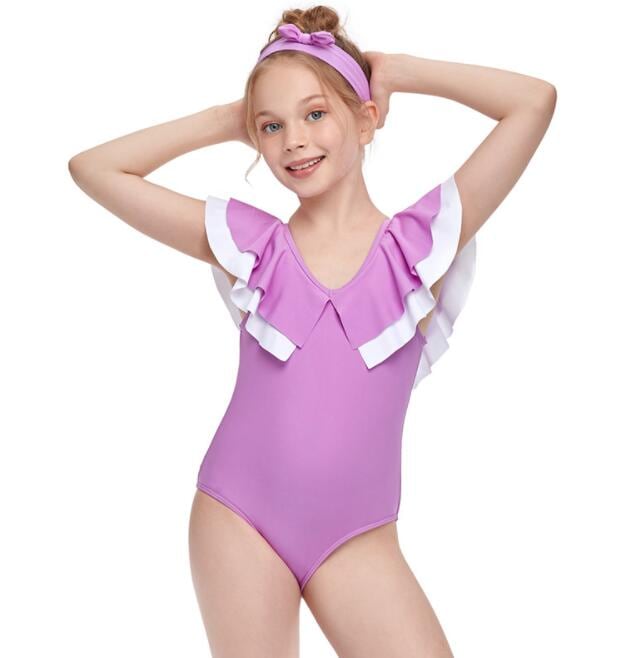 夏新作 超人気子供水着☆半袖☆キッズ☆女の子☆ビーチ☆可愛い☆温泉