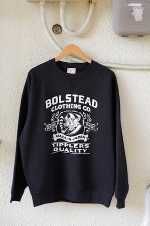 LECHEROUS TIGER RAGLAN SLEEVE SWEAT(BLACK)