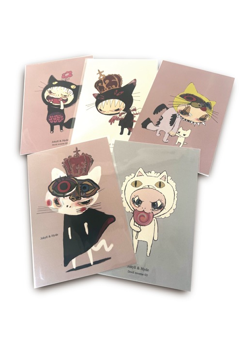 Postcardシリーズ5枚１組SET”Jekyll & Hide"