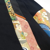 【tshirts120】XLsize KIMONO T-SHIRTS black
