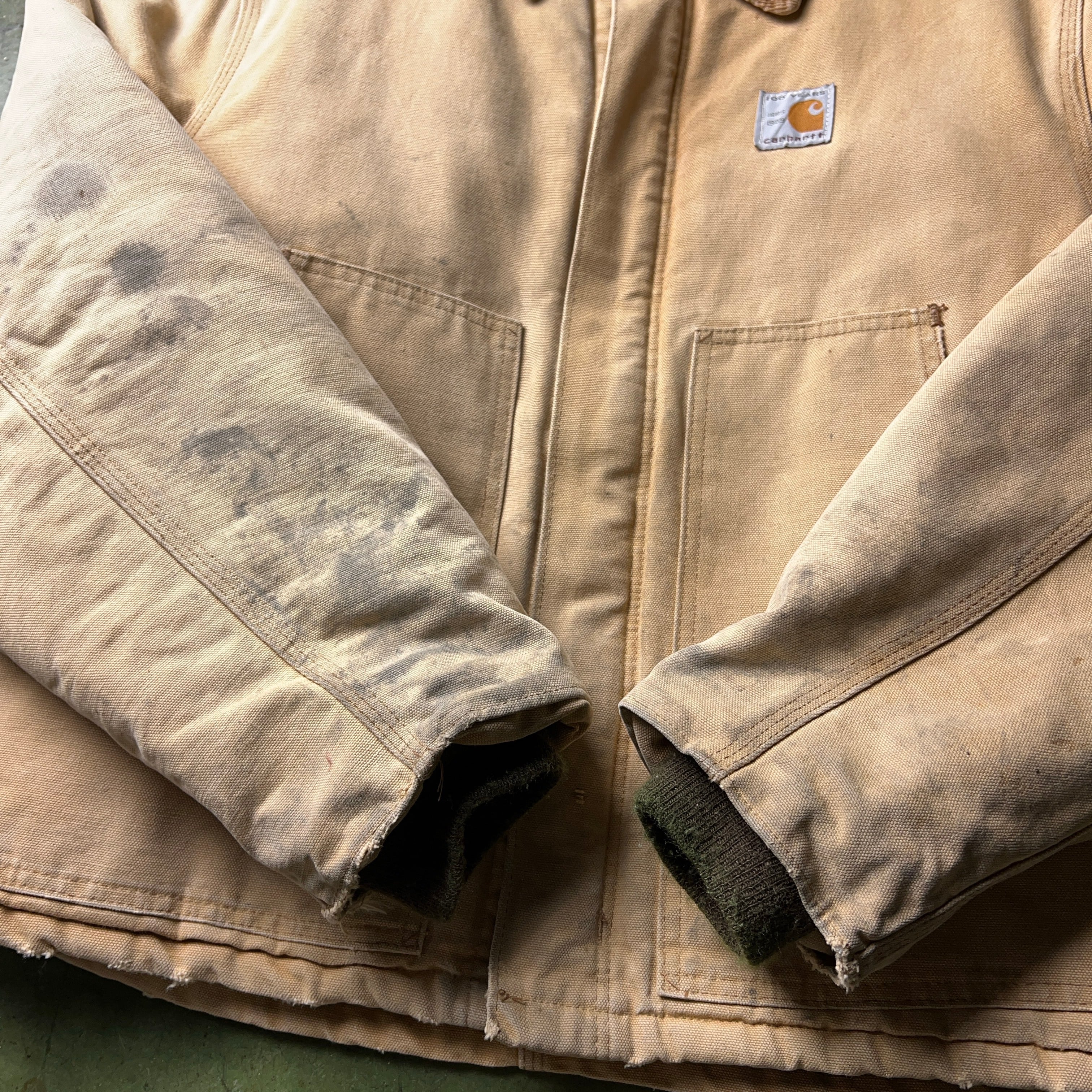 売約済】1989 Carhartt Traditional Jacket Short 100years 80's 売約済】1989 Carhartt Traditional Jacket Short 100years 80's