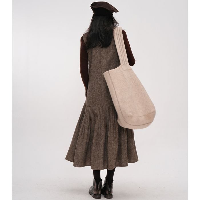 PLEATS JUMPER-SKIRT 36 ジャンパースカート pleats jumper skirt 14099 | abeille