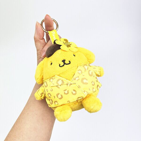 サンリオ ポムポムプリン 日焼けレオパード カラビナマスコット Sanrio