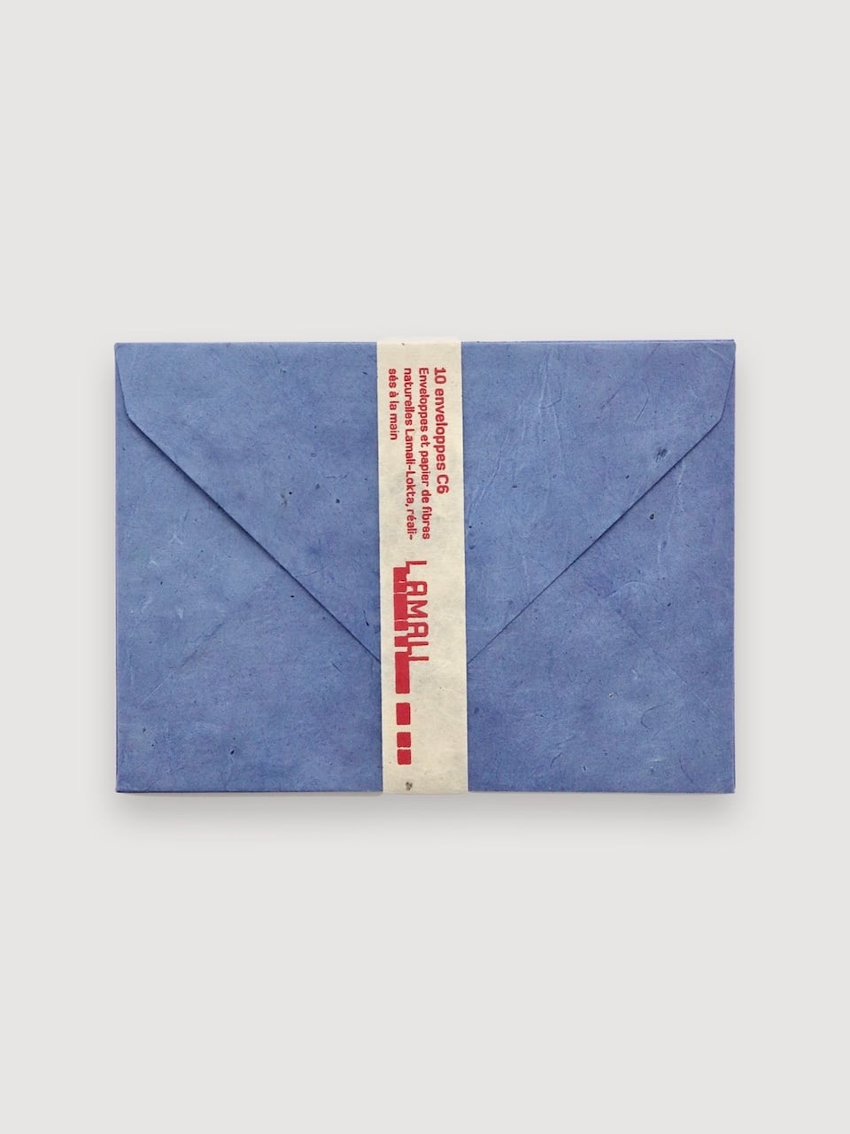 ロクタ紙の封筒 10枚セット 11×15cm|Lokta Paper Envelopes Bleu Ciel - Lamali Paris