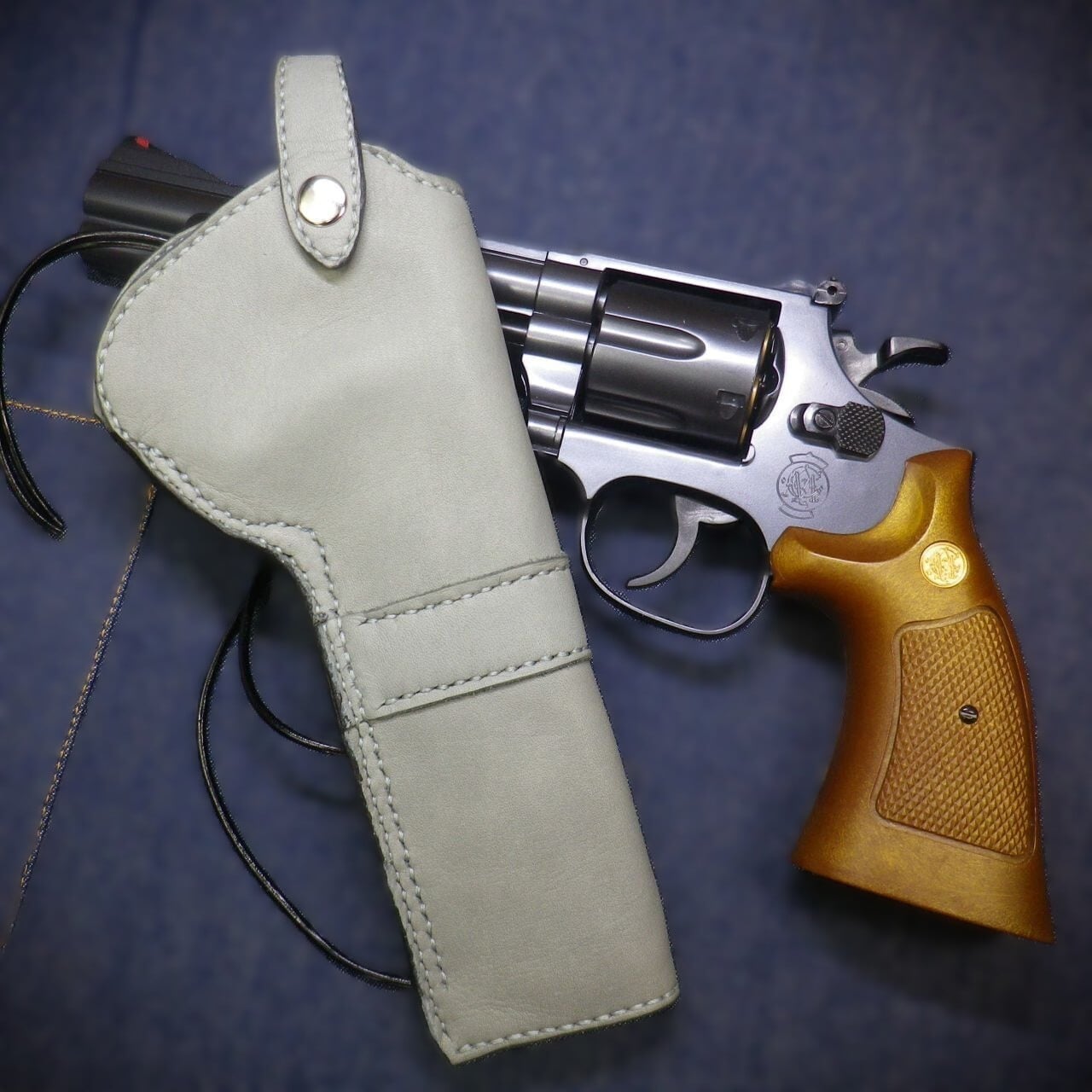 本革製6インチM586/パイソン用ヒップホルスター | JTGS（ガン