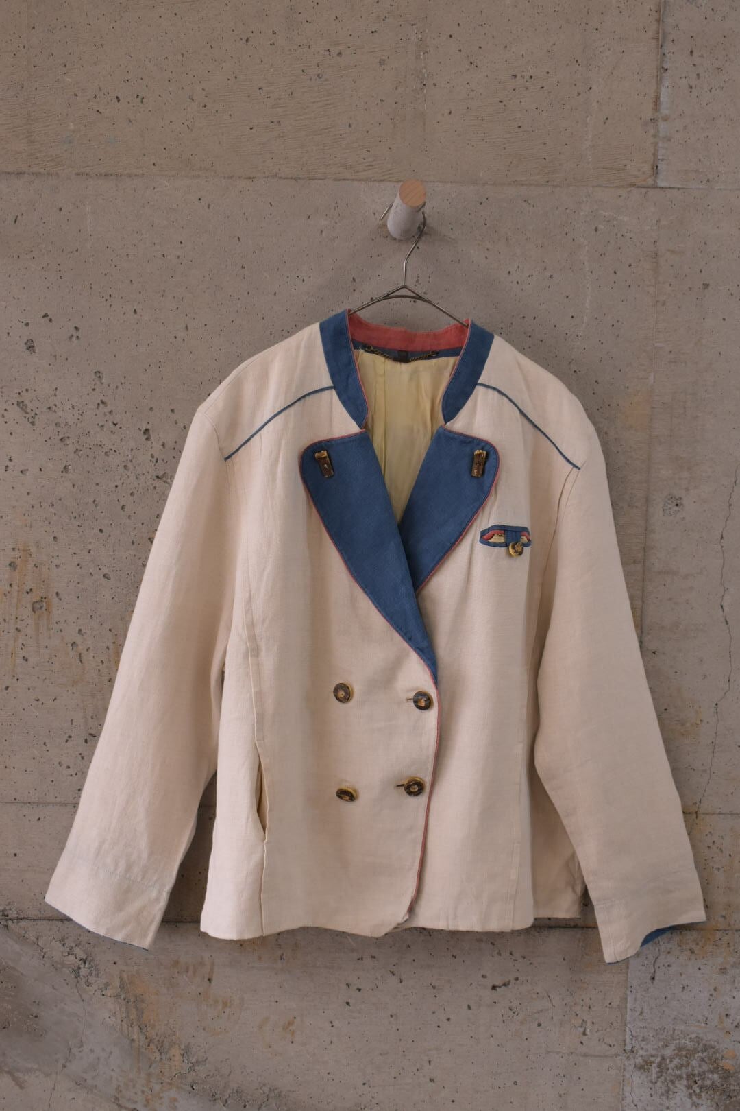 Red and blue Tyrolean jacket