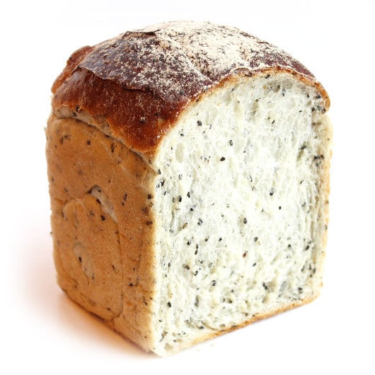 有機玄米使用 発芽玄米食パン 有機機黒ゴマ入り 0.75斤