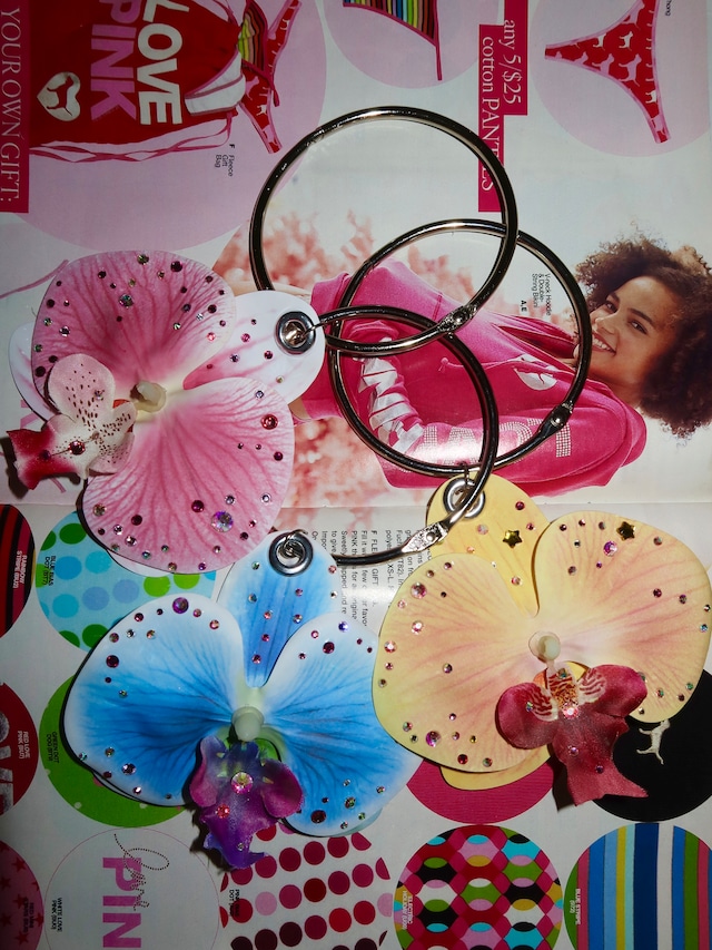 Flower Glow Charm  Orchid