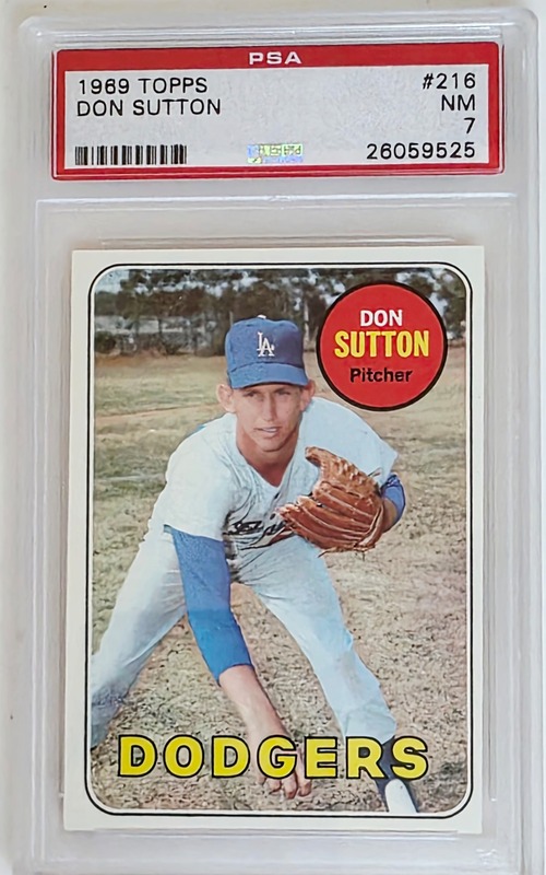 1969 Topps LA Dodgers Don Sutton