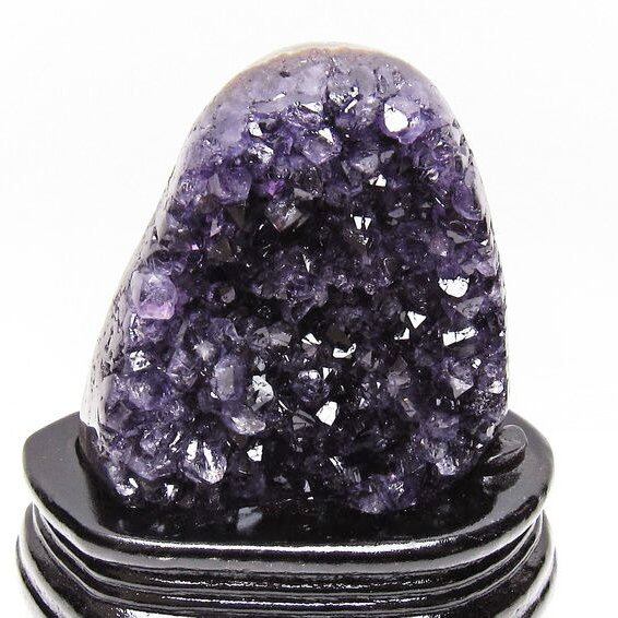 アメジスト クラスター ウルグアイ産 原石 amethyst 一点物 台座付属 182-8055