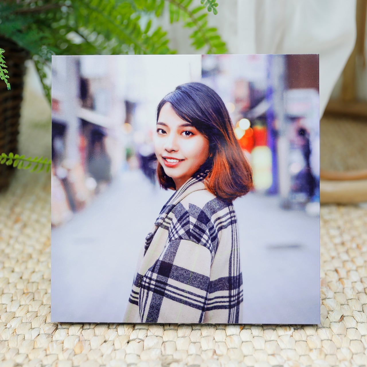 オーダーフォトスタンド/フォトウォールパネル203B(正方形/L/枠なし