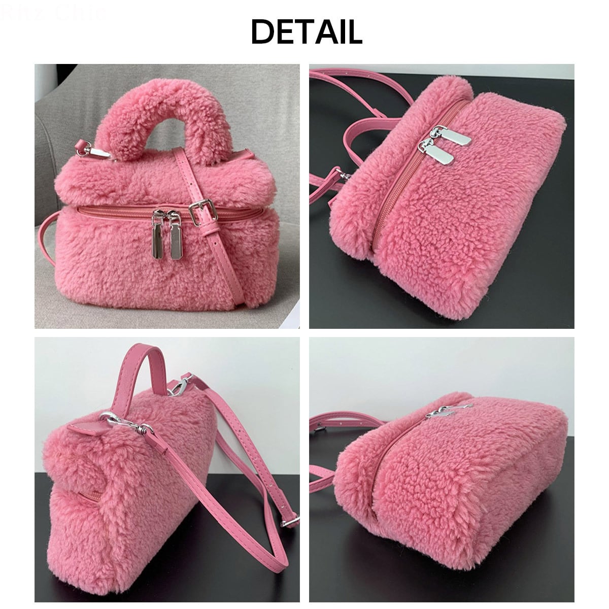 ボア ショルダー バッグ ミニ レディース 秋冬 韓国 小さめ コンパクト ミニバッグ もこもこ 大人 かわいい おしゃれ ボアバッグ ポシェット メイクポーチ バッグインバッグ 大人可愛い 大人女子