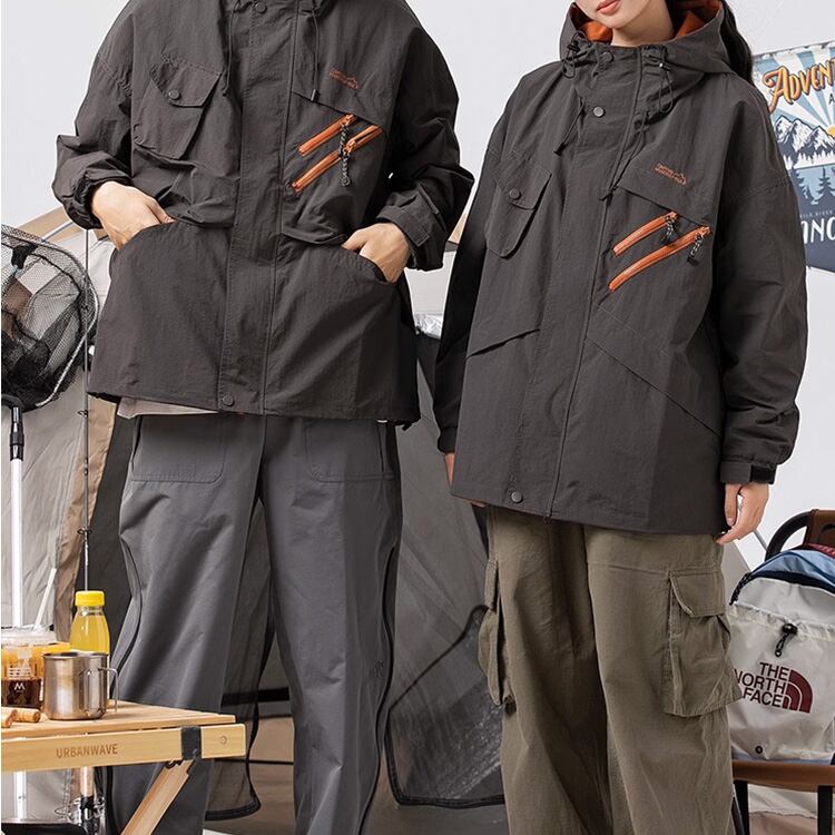 ★RETRO HOODED MOUNTAIN CASUAL JACKET　　　A0687