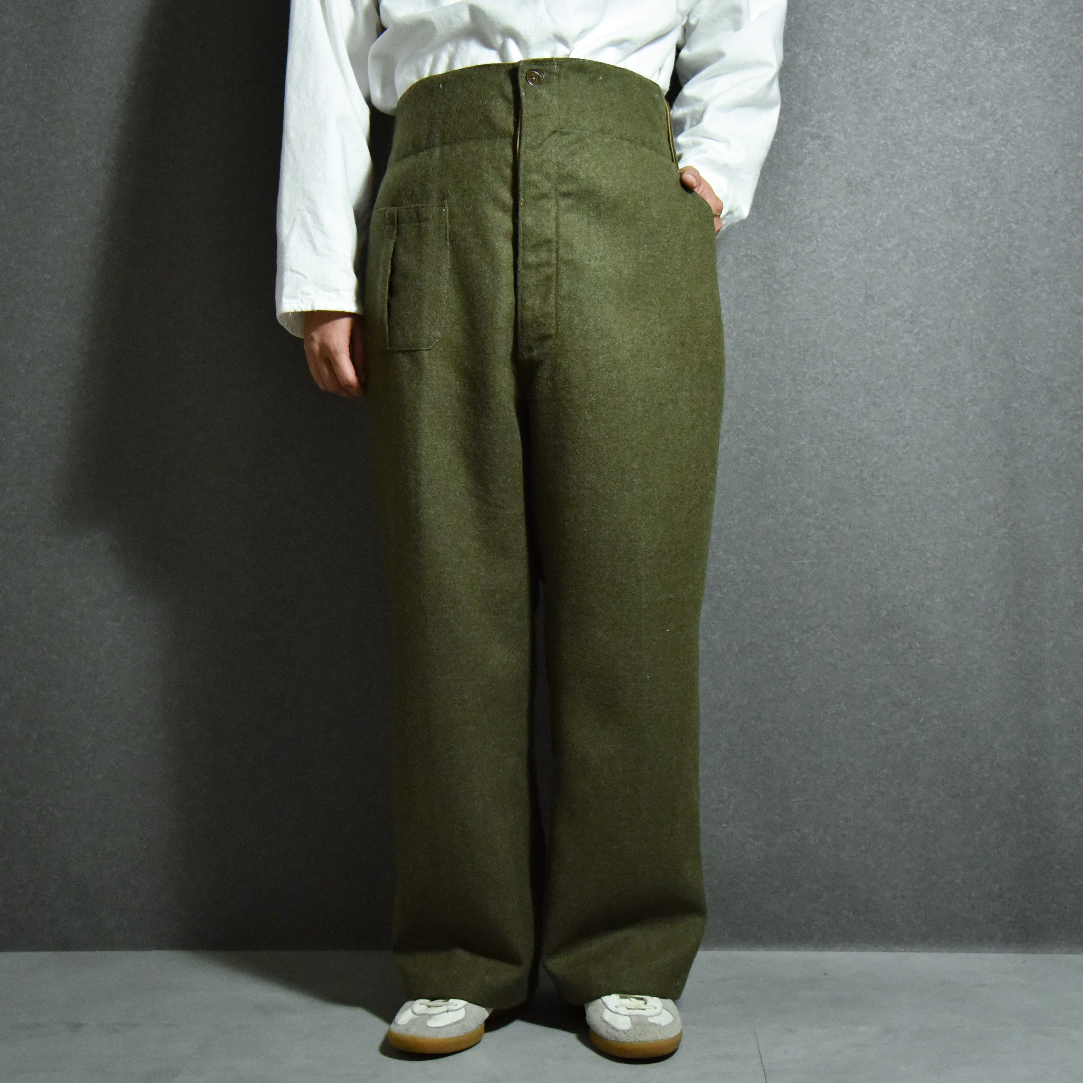 DEAD STOCK】50s Greek army Wool Field Pants ギリシャ軍 ウール ...