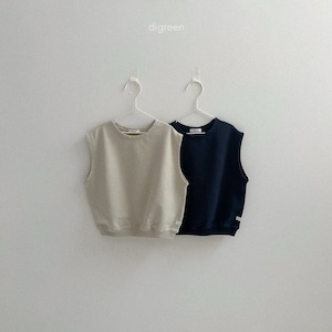 【予約】boat vest / digreen