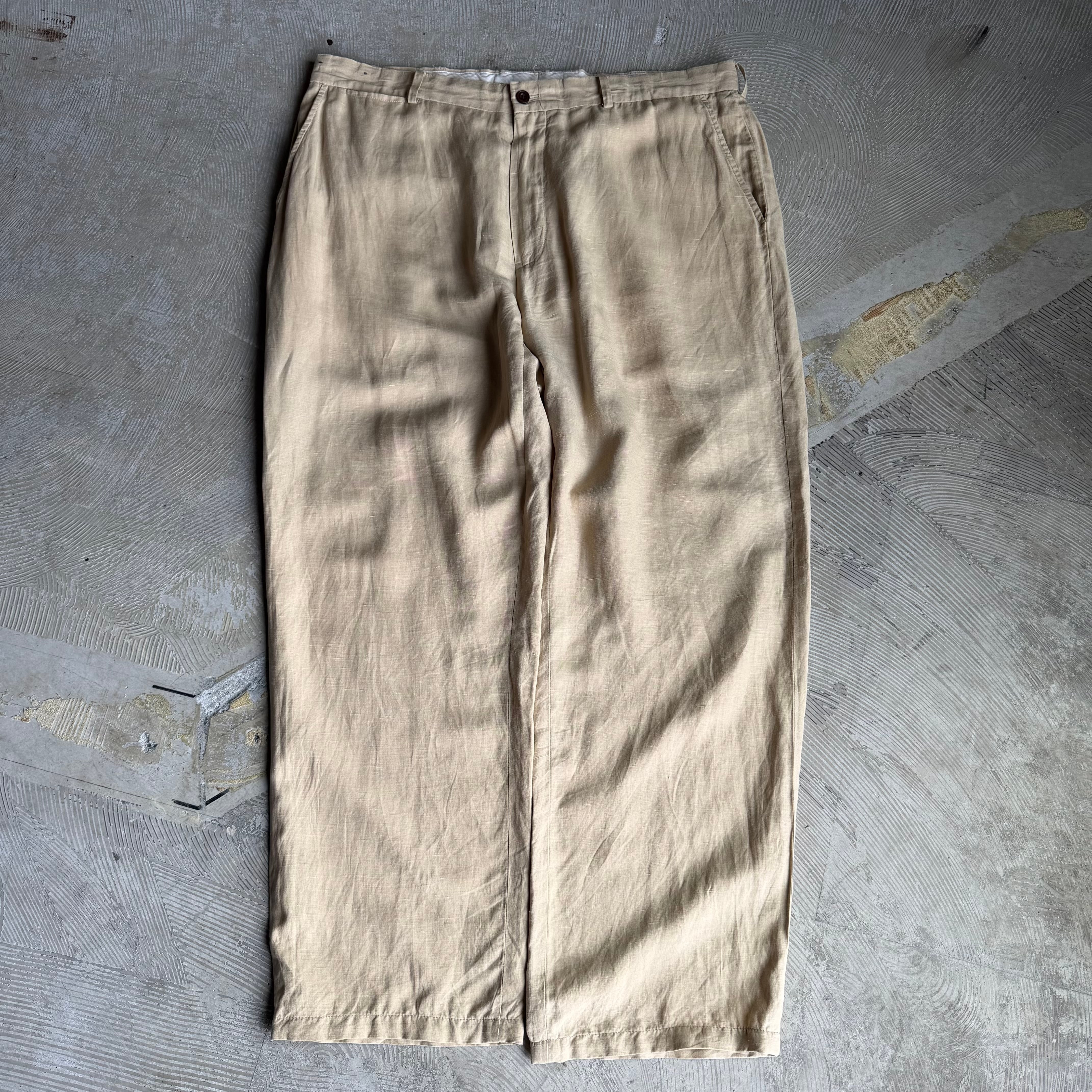 90s Polo By Ralph Lauren Slacks シルク リネン 90s Polo by Ralph Lauren silk×linen slacks / ラルフローレン シルク