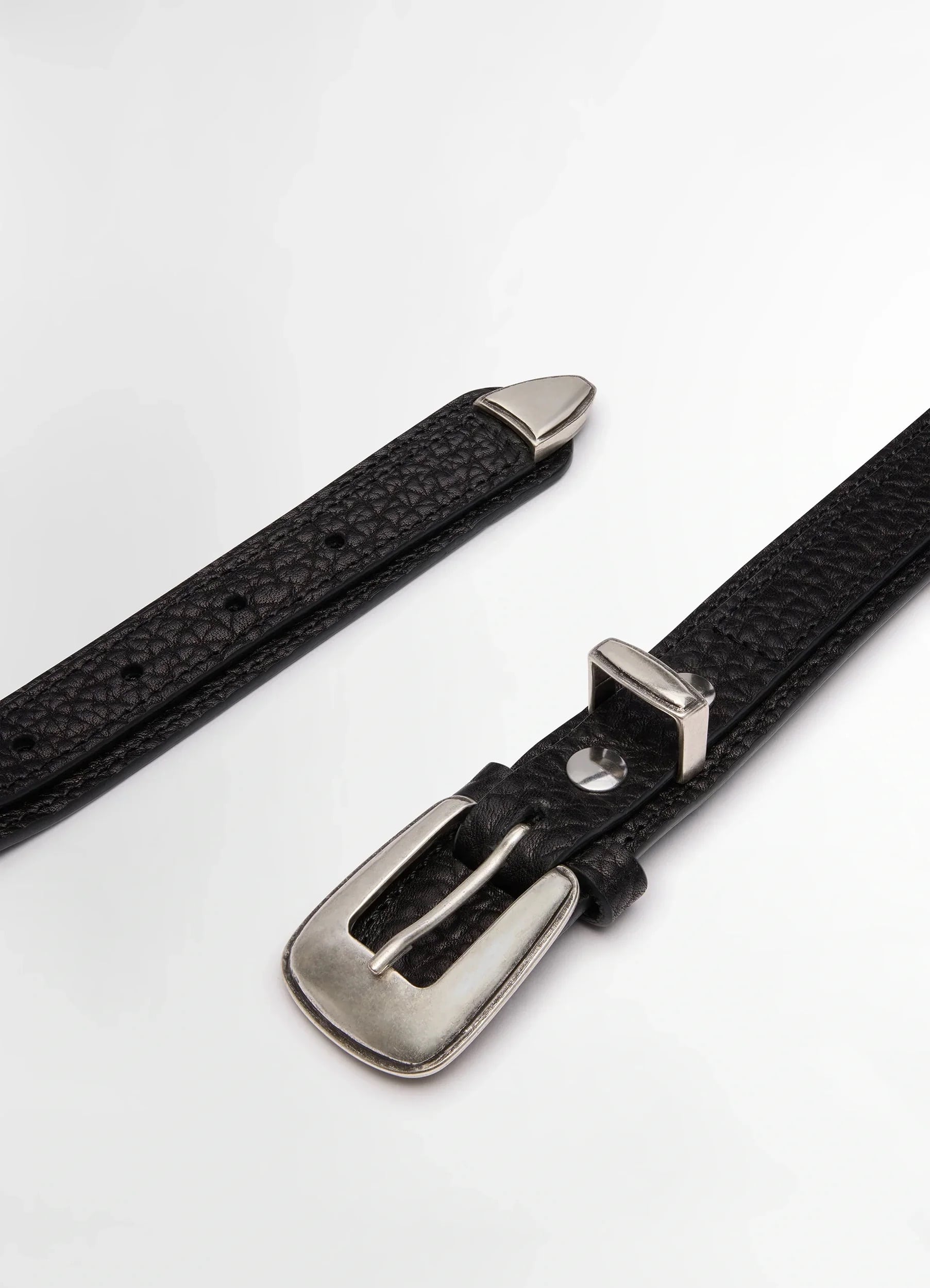 LEMAIRE MINIMAL WESTERN BELT BLACK AC1181 LL139 | BEST PACKING STORE