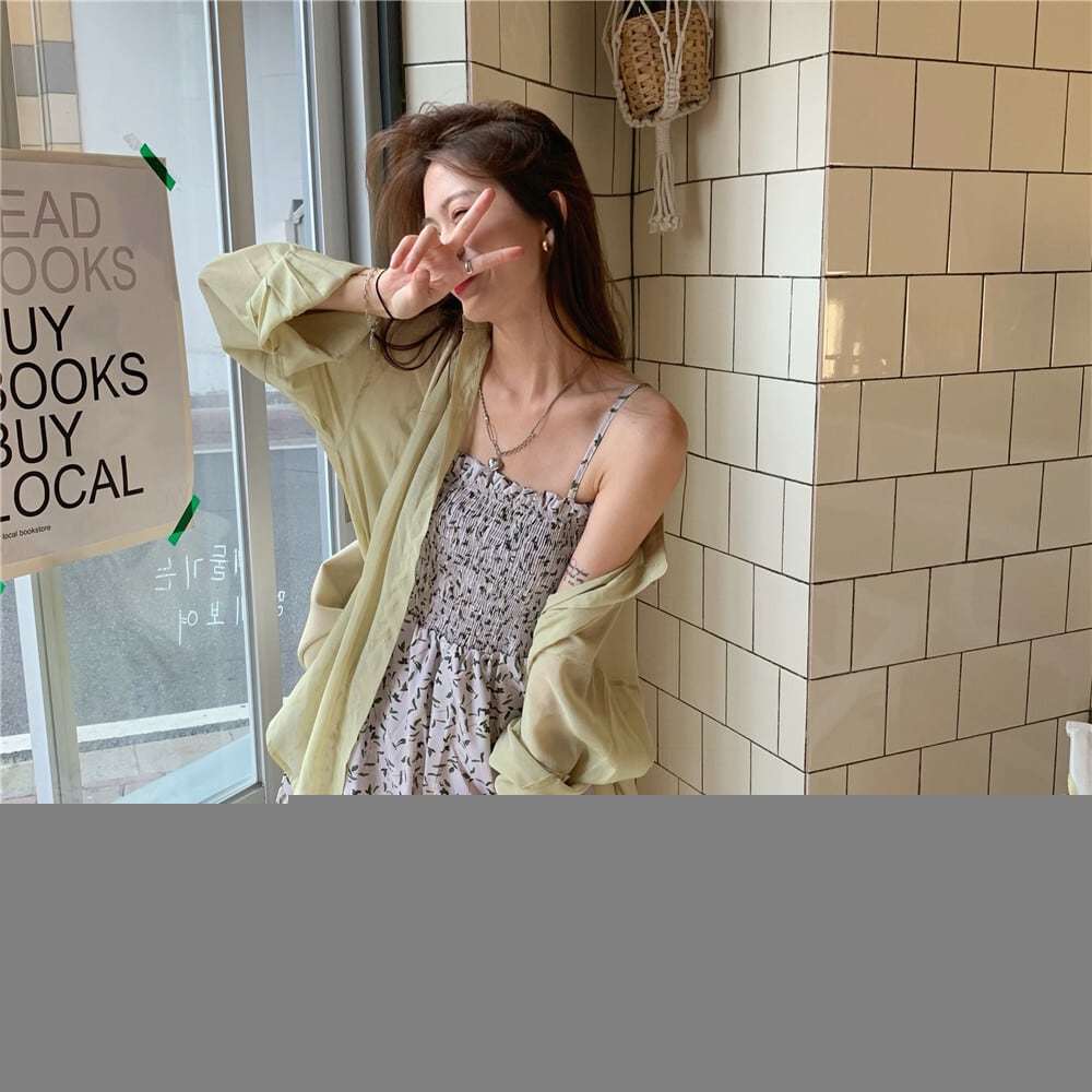 サマーシャツ ドレス 夏物 モンロー12194145103