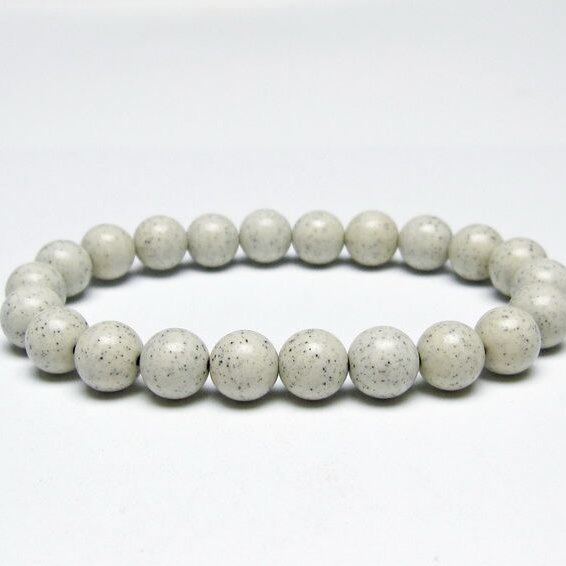 北投石 ブレスレット 9mm 一点物 メール便可 111-50316