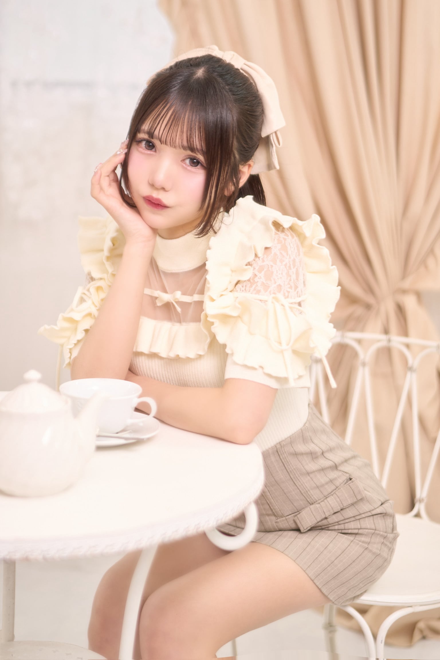 きらきらフリルサマーニット | meltie