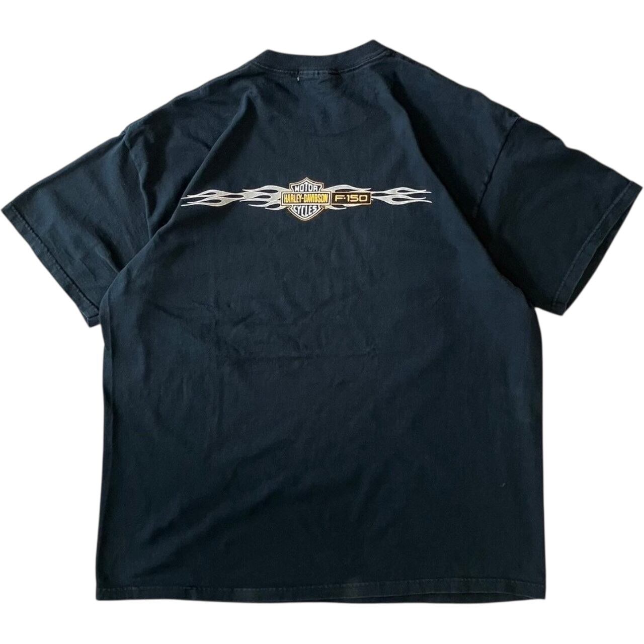 《XL》Harley-Davidson ハーレーダビッドソン Tシャツ ブラックボディ 両面プリント no.2734