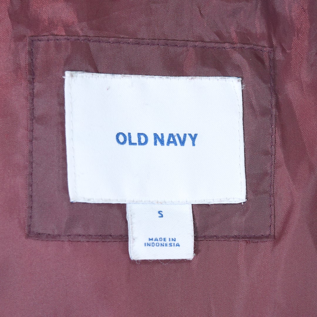 オールドネイビー ナイロンジャケット 中綿 紺 OLD NAVY サイズS 古着