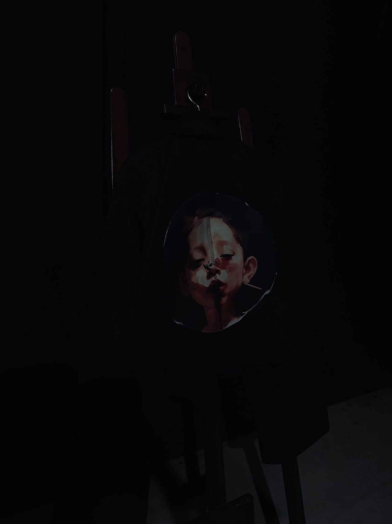 handmade vintage short trench coat with big sleeves