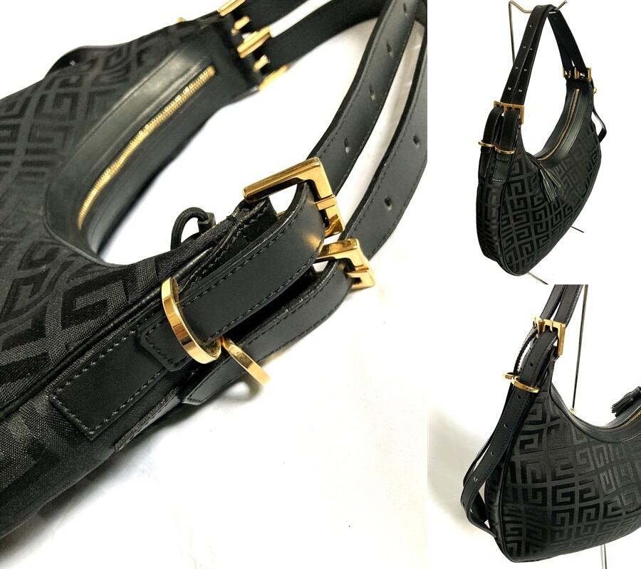 極美品 新品同様 入手困難 GIVENCHY ジバンシー シグネチャー ロゴ