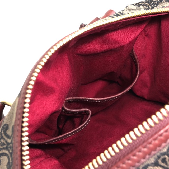 CELINE セリーヌ ハンドバッグ グレー トリオンフ キャンバス 2way ミニボストン vintage ヴィンテージ オールド kpbwrw