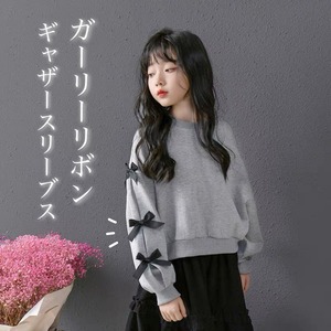 ガーリーリボンギャザースリーブス