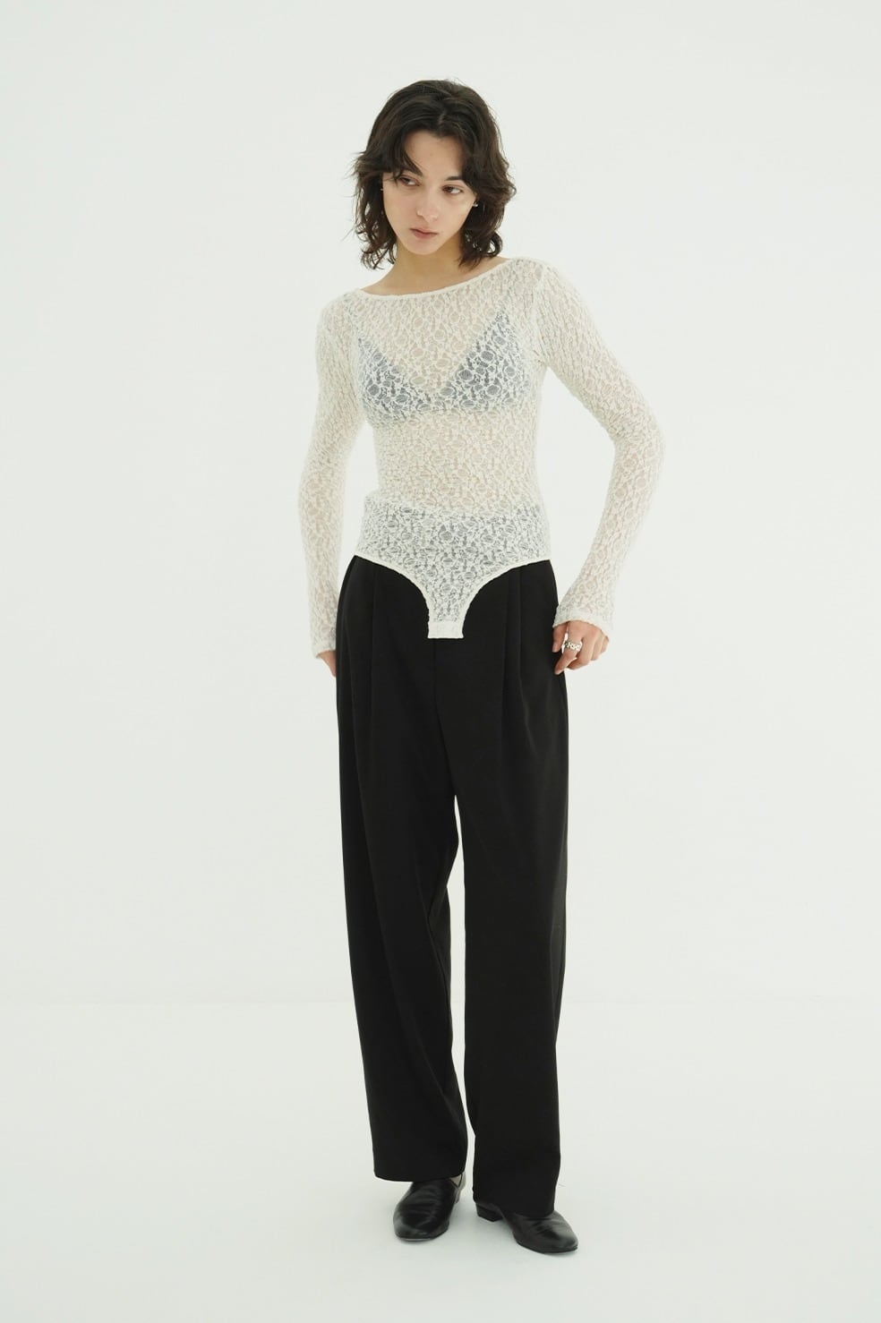 CLANE WAIST BELT DAD PANTS | FLICKA ASHIYA