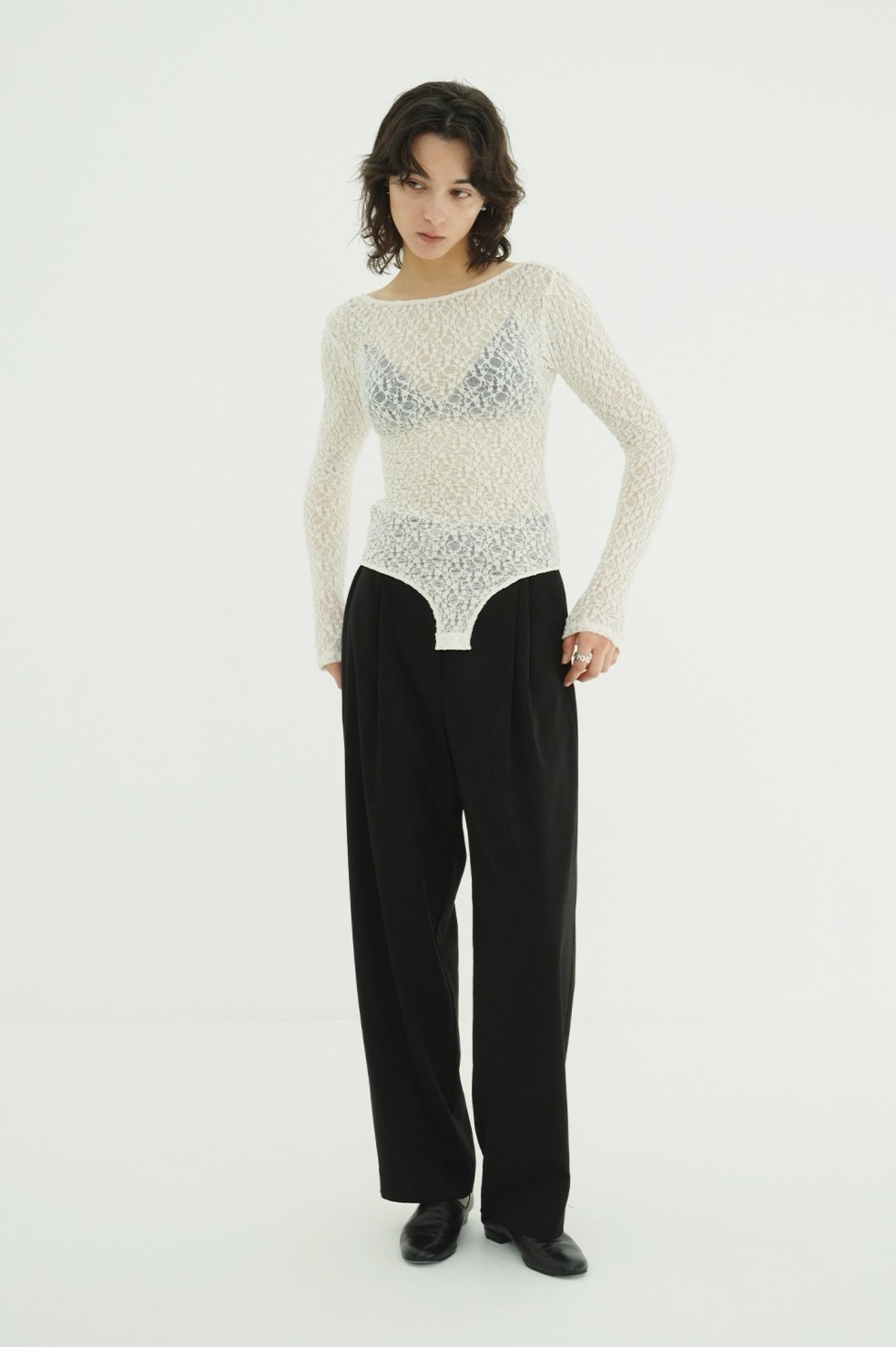 CLANE WAIST BELT DAD PANTS 3色展開