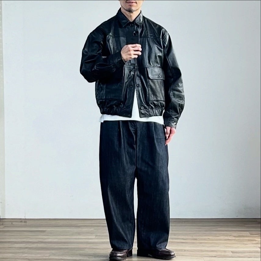 yoused フレンチアンティークレザージャケットユーズド　ユーロレザー　1 yoused】FRENCH ANTIQUE LEATHER JACKET ユーズド リメイク フレンチ