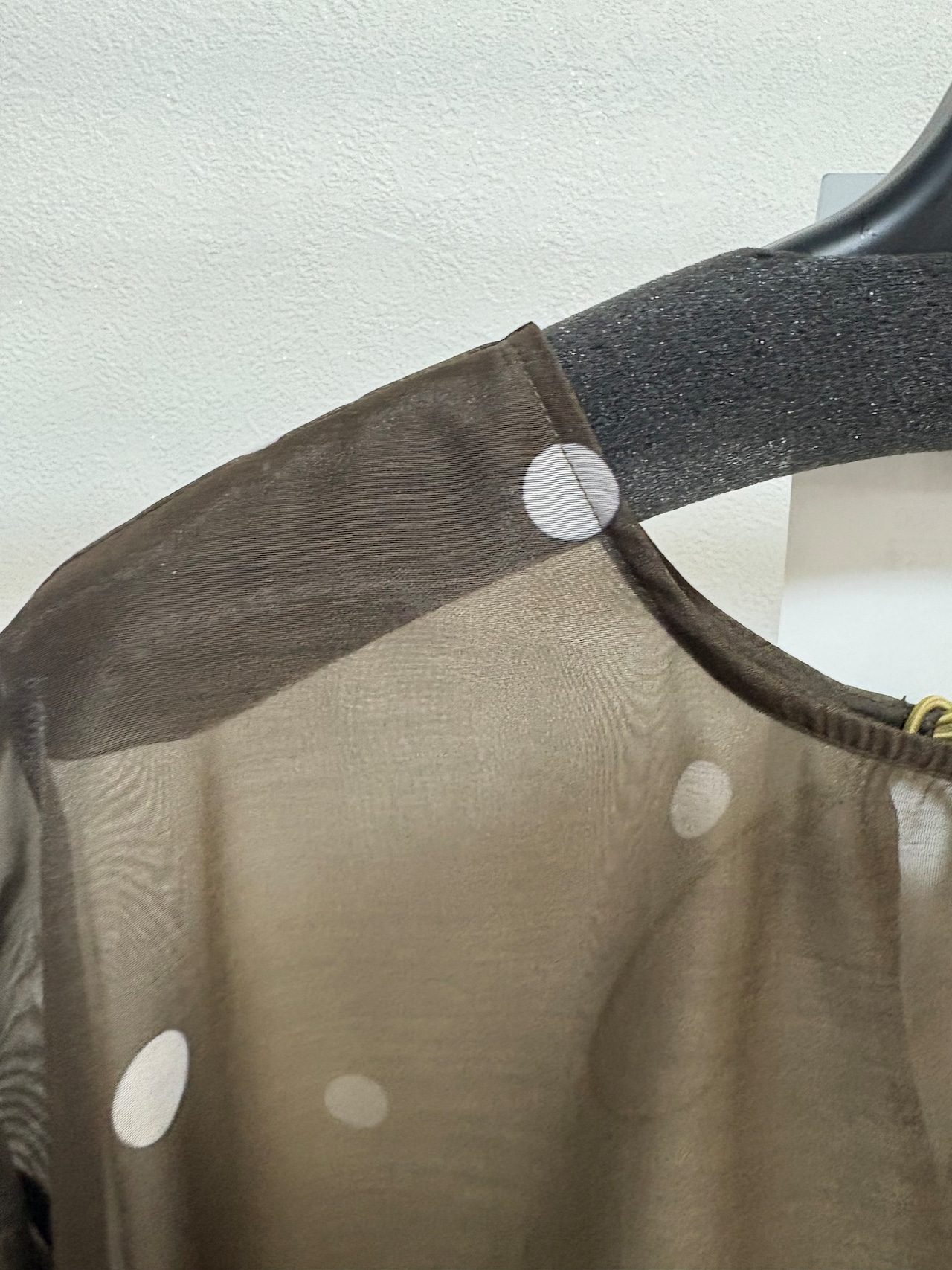 priority シアー水玉ブラウス　62020