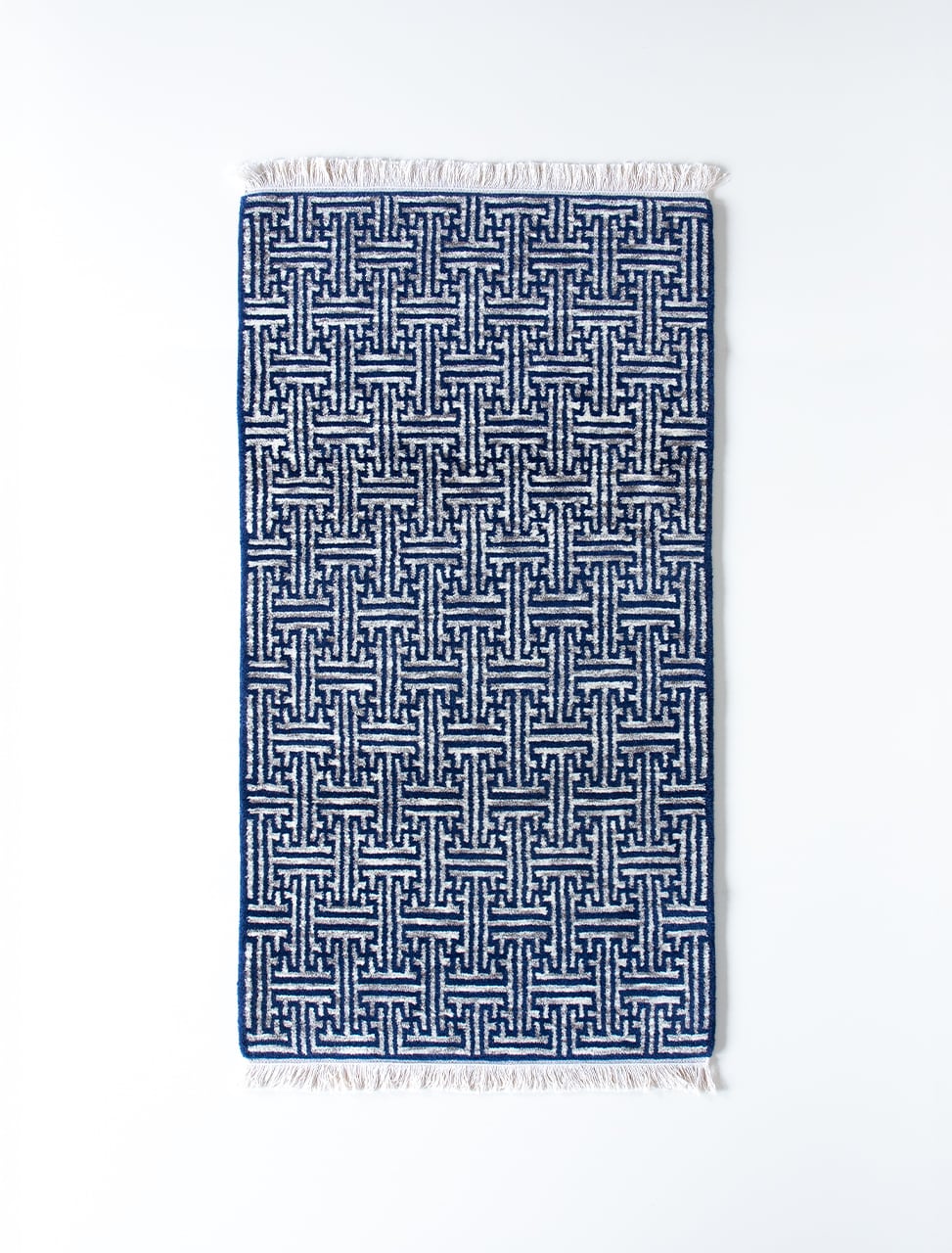 【画像追加・底値】チベタンラグ 蓮華マンダラ 長方形 No.77 / 蓮華マンダラ | ノルブ | norbu