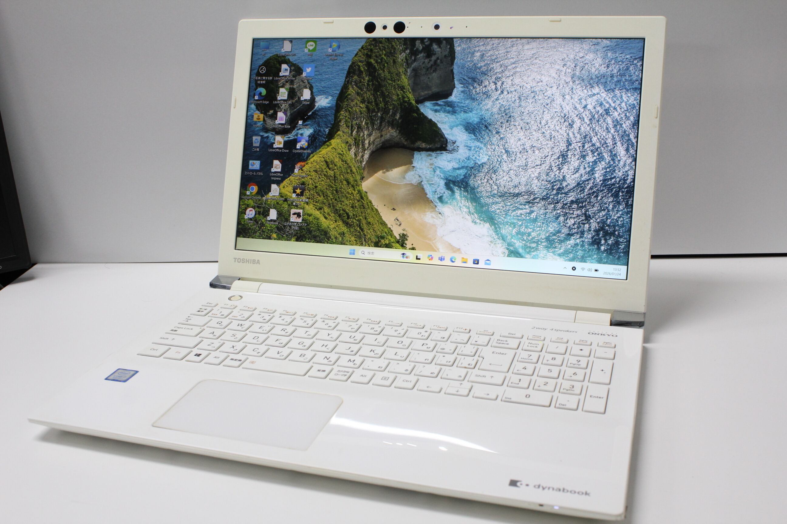 中古ノートPC】東芝〈dynabook T75/GW〉Intel core i7/SSD512GB/メモリ 中古ノートPC】東芝〈dynabook T75/GW〉Intel core i7/SSD512GB/メモリ